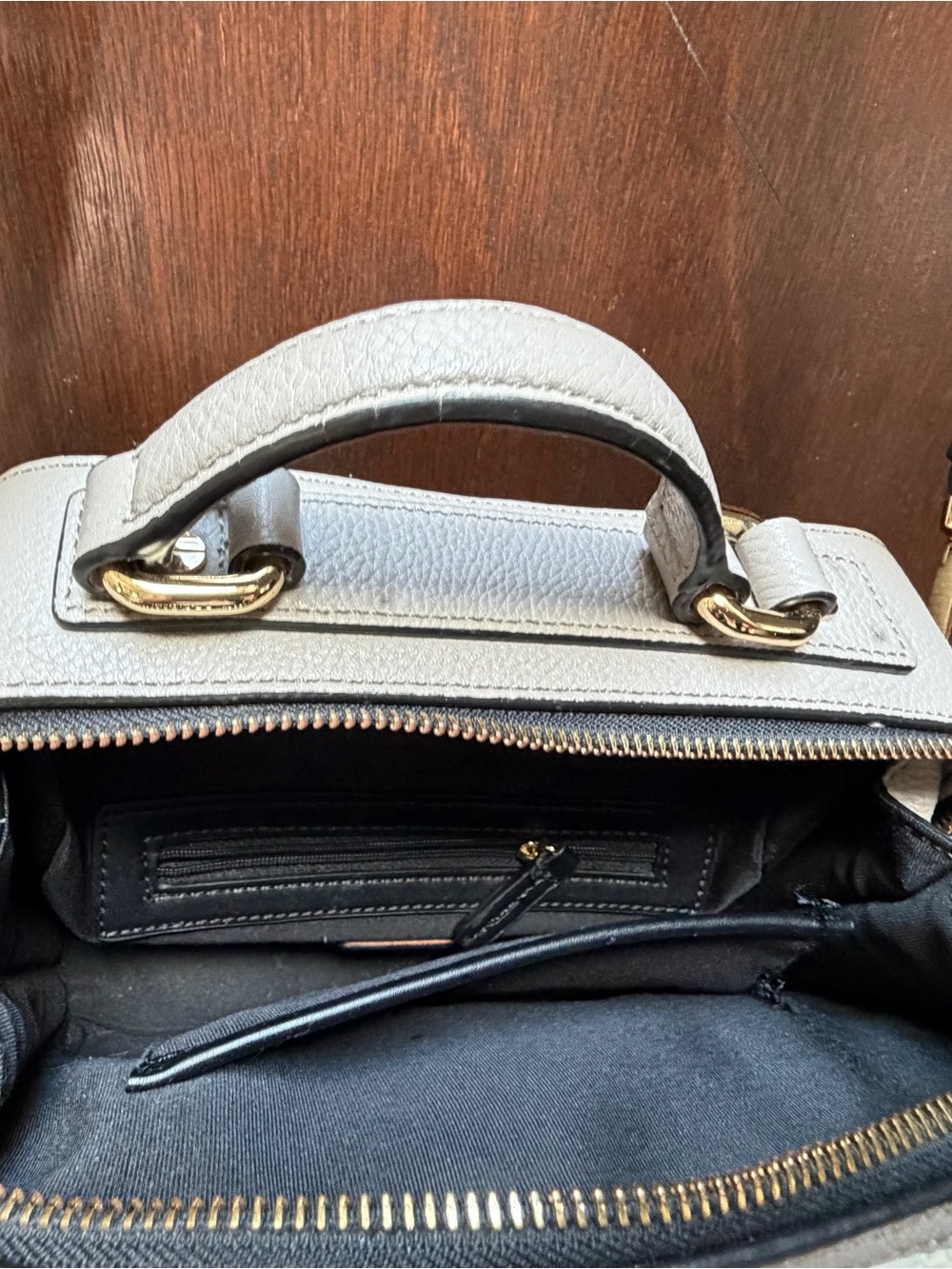 Milly Gray Top-Handle Women's Satchel Bag